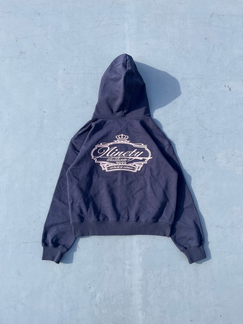 Crown Logo Zip Hoodie – YZ