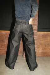 Wave classic denim pants