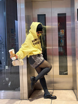 volume fur short pants