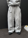 Boxing pocket sweat baggy pants