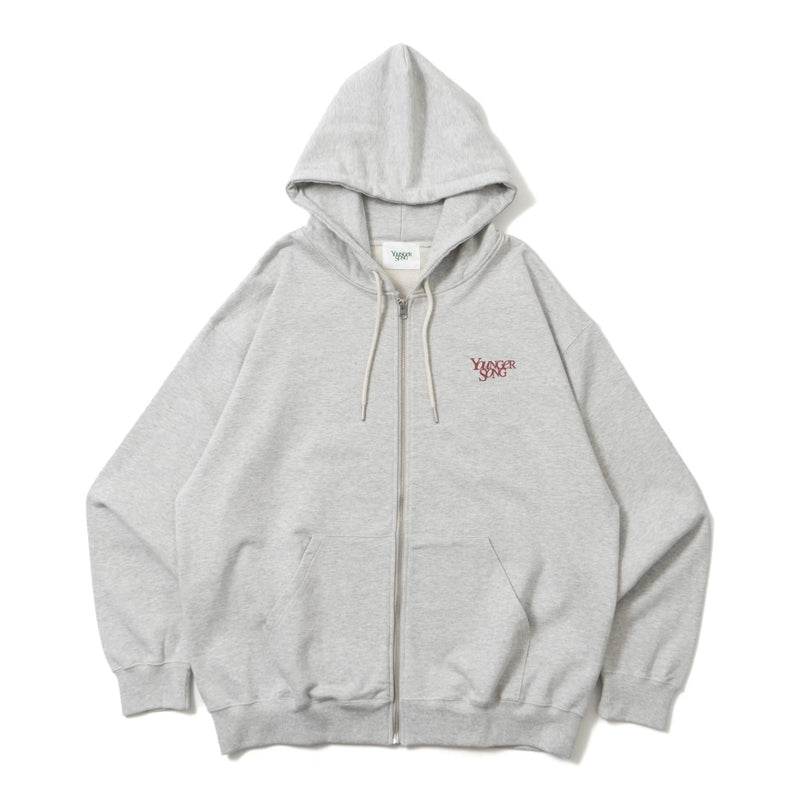 butterfly logo zip hoodie