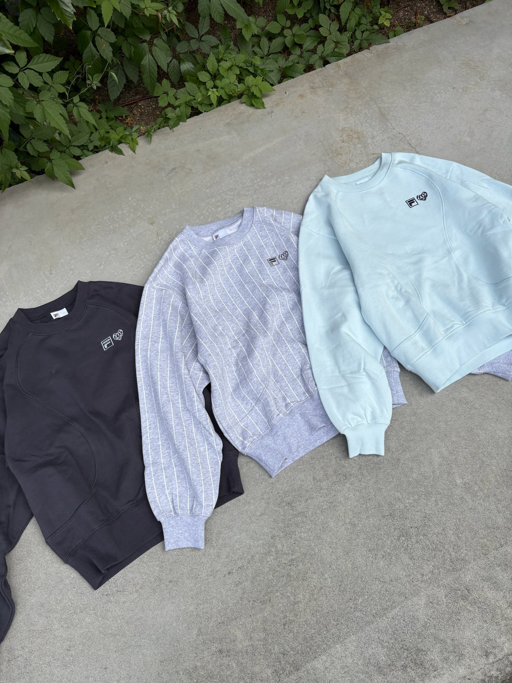 HTH × FILA トレーナー　フリー　ライトブルー FILA × HTH sweatshirt – YZ