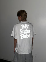 Reflector print T shirt