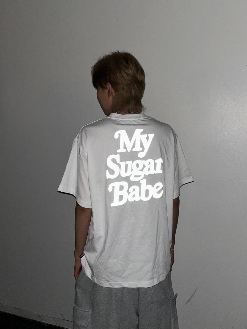 Reflector print T shirt