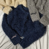 yung logo 2way lame cardigan