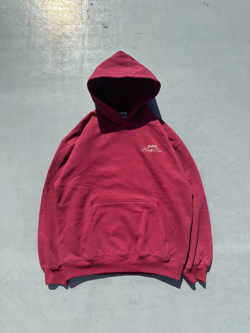 불릿 로고 후드티 