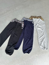 check switching sweat pants