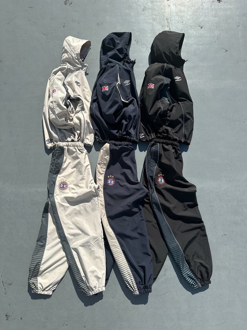 9090 × umbro 漸層尼龍連帽夾克 