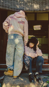 櫻花刺繡橫須賀夾克 