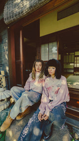 櫻花刺繡橫須賀夾克 