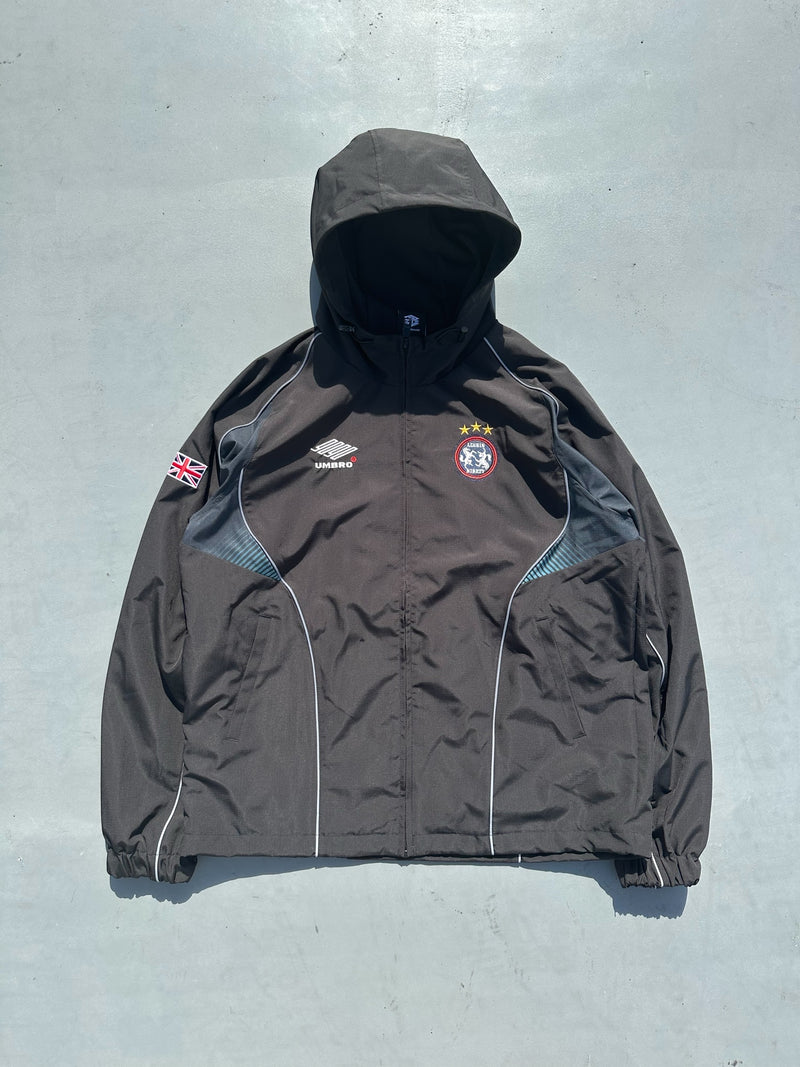 9090 × umbro 漸層尼龍連帽夾克 