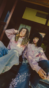 櫻花刺繡橫須賀夾克 