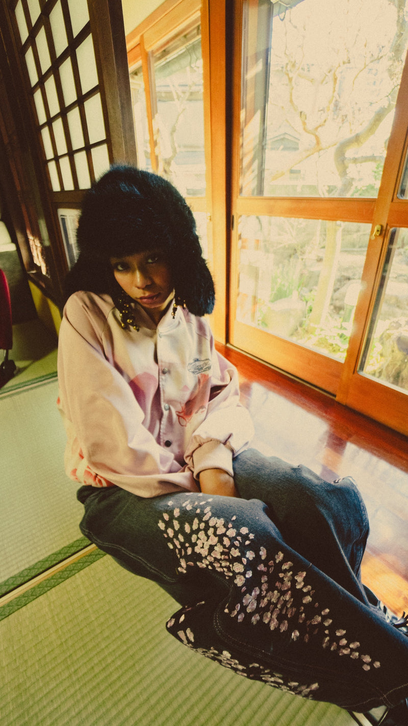 Sakura Embroidered Sukajan – YZ