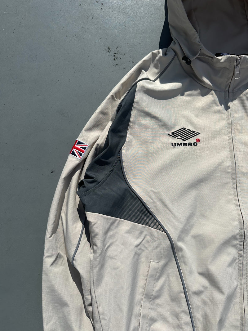 9090 × umbro 漸層尼龍連帽夾克 
