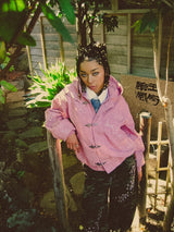 Sakura Embroidered Fireman Jacket 