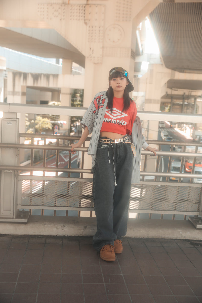 umbro × younger song  straight denim