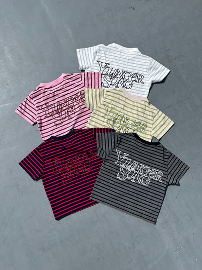 universal logo border ss tee