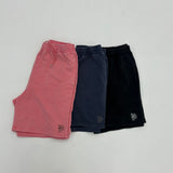 Edge embroidery pigment  half pants