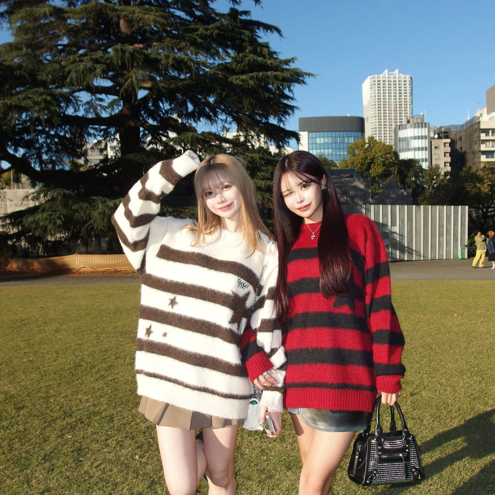 shaggy star border knit – YZ