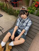 OG logo check shirt