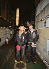 Sexy Logo Denim Zip Hoodie 