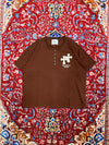 Double cross logo waffle henry S/S tee