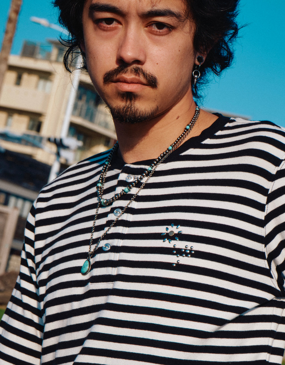 Multi stone BW necklace – YZ
