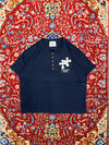 Double cross logo waffle henry S/S tee