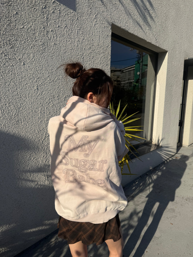 色素渐层连帽衫 