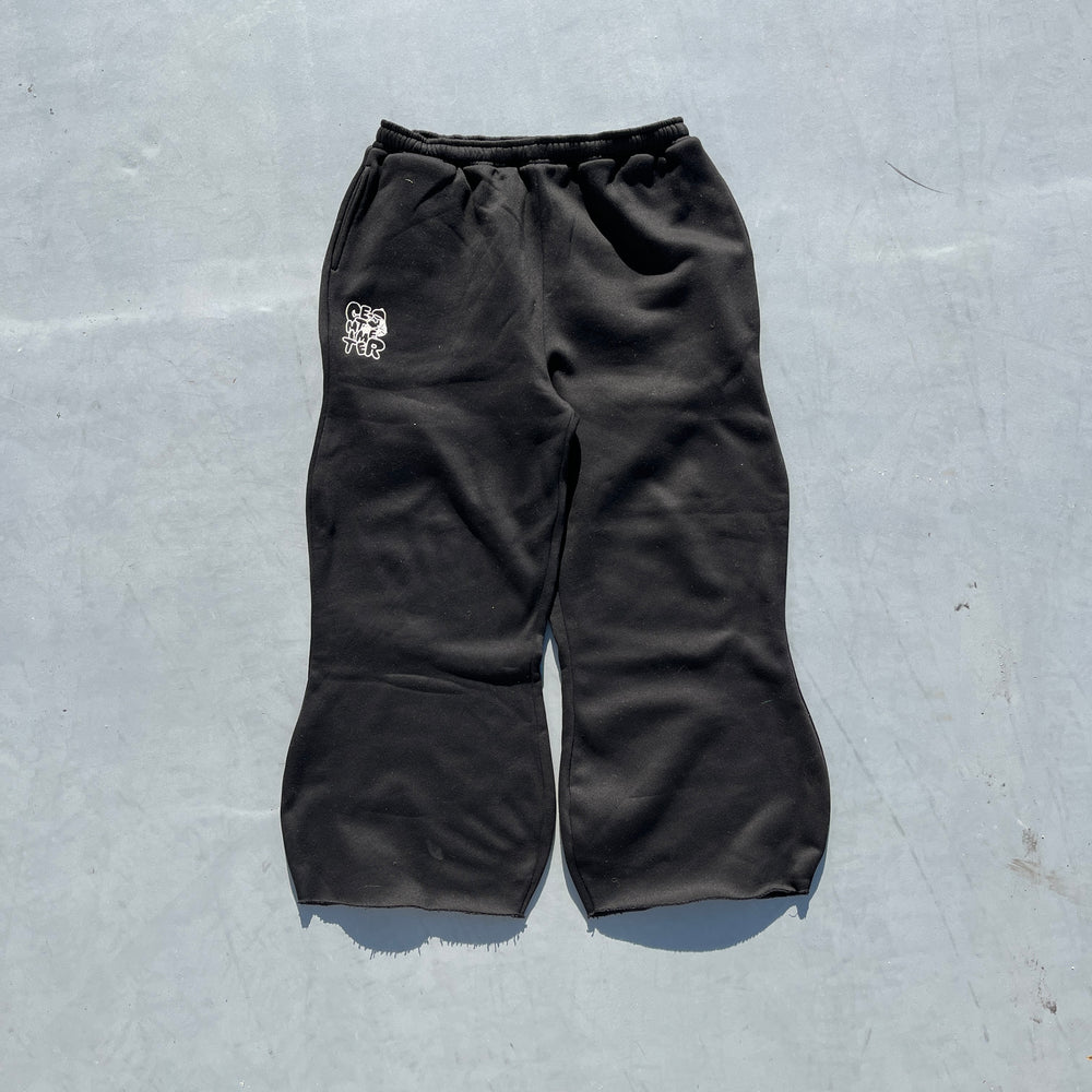 Doodle logo baggy sweat pants – YZ