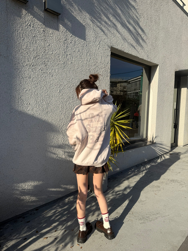 色素渐层连帽衫 