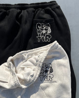 Doodle logo baggy sweat pants