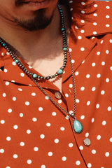 Multi stone BW necklace 