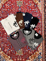 Double cross logo waffle henry S/S tee