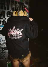 King Logo Zip Hoodie 