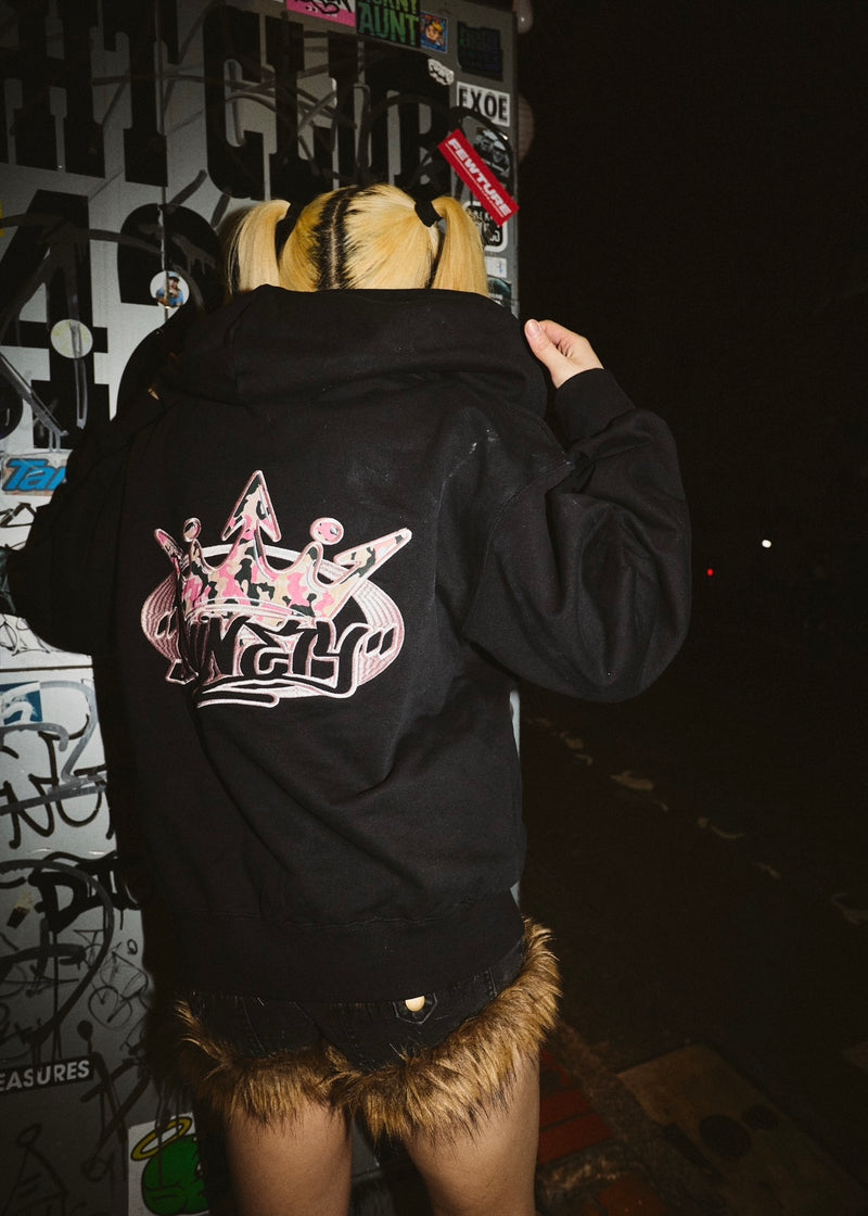 King Logo Zip Hoodie – YZ