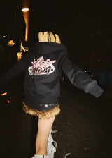 King Logo Zip Hoodie 