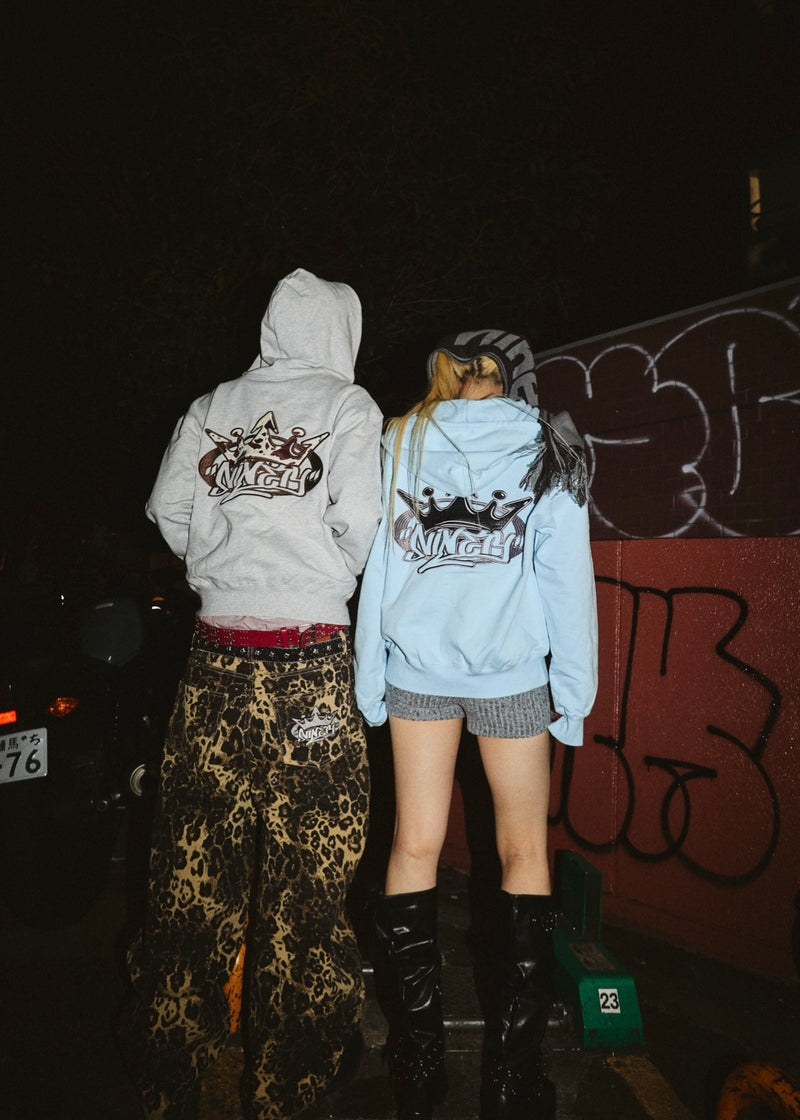 King Logo Zip Hoodie – YZ