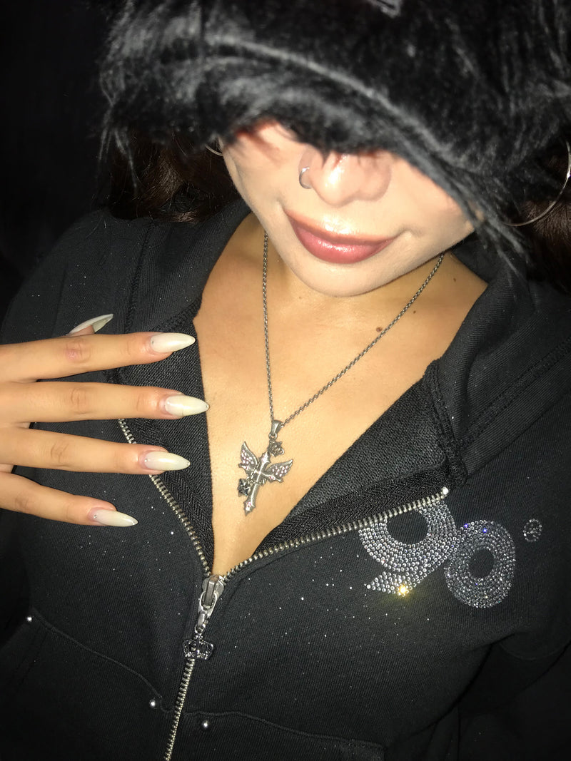 Cross Logo Vintage Necklace