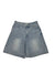 FLARE DENIM SHORTS