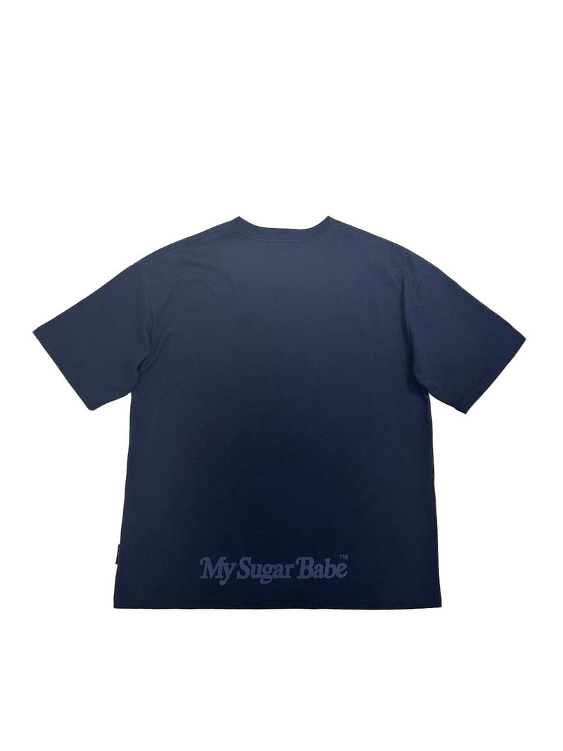 embroidery box logo tee