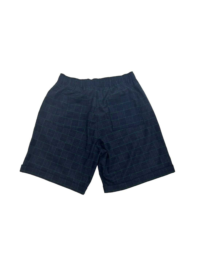 Relaxed Check Shorts