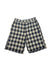 Relaxed Check Shorts