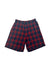 Relaxed Check Shorts