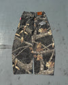 King Logo Slub Denim Buggy Pants