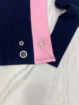 V領修身號碼T恤 