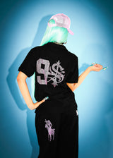 [0900xSUPPLIER] Set-up Rhinestone Polo 