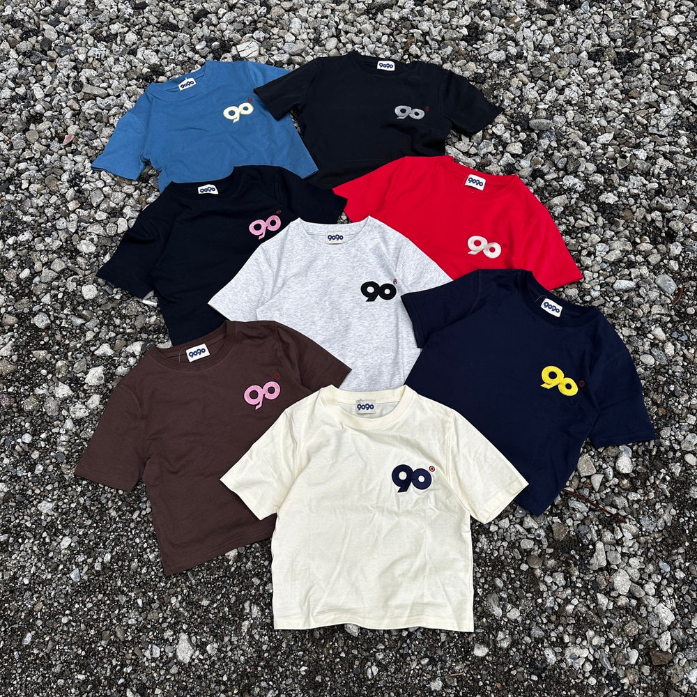 新品　正規品　Sサイズ　9090　90 Logo Tee　ネイビー　Y2K　半袖 新品 正規品 Sサイズ 9090 90 Logo Tee ネイビー Y2K 半袖