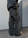 Boxing pocket sweat baggy pants