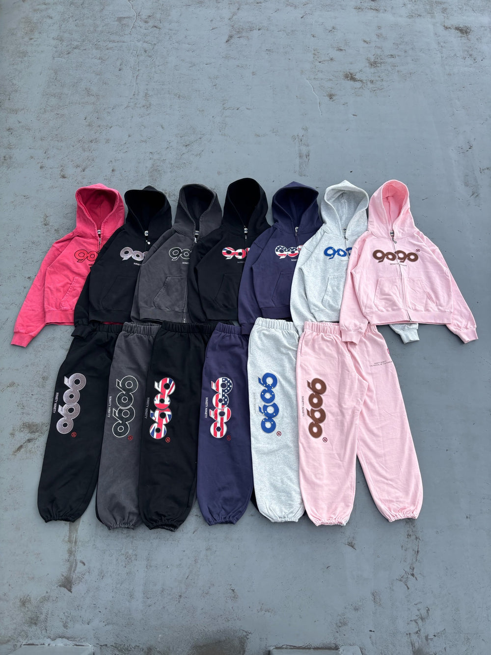 新品未使用タグ付き 9090 90 Logo Assort Zip Hoodie 90 Logo Assort Zip Hoodie – YZ